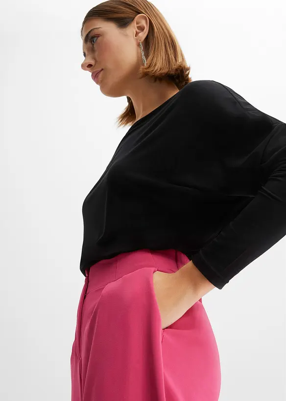 Longsleeve in een zachte viscosemix, bonprix