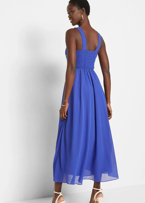 Maxi jurk met pailletten en borduursel, bonprix