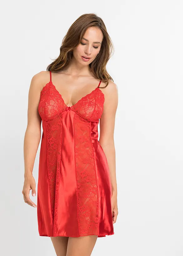 Satijnen slipdress, bonprix