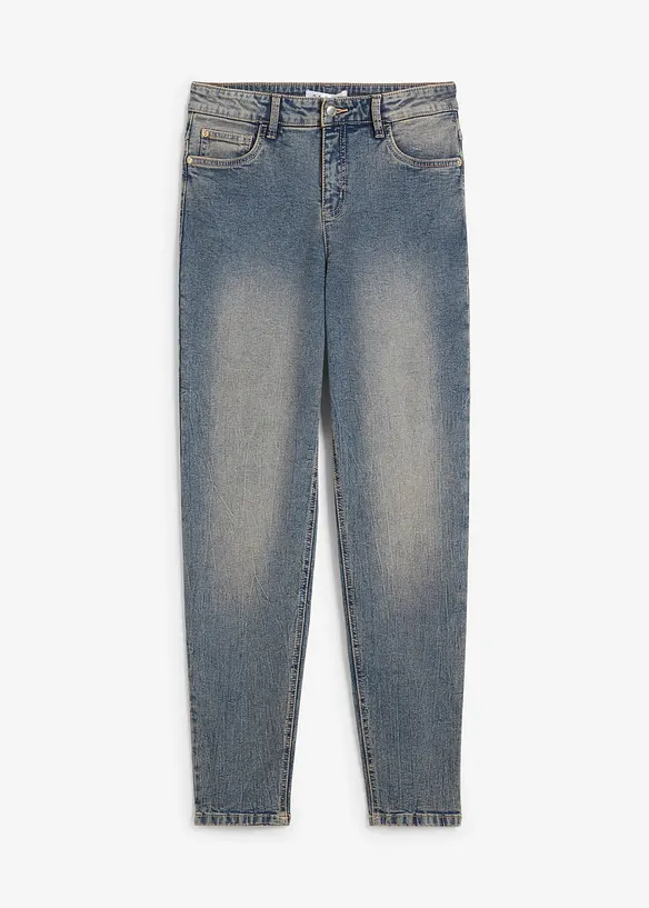 Mid waist mom jeans, stretch, bonprix