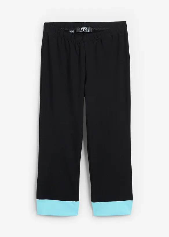 Capri sportlegging met contrastkleurige boorden, bonprix