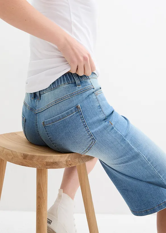 High waist stretch jeans, straight, bonprix