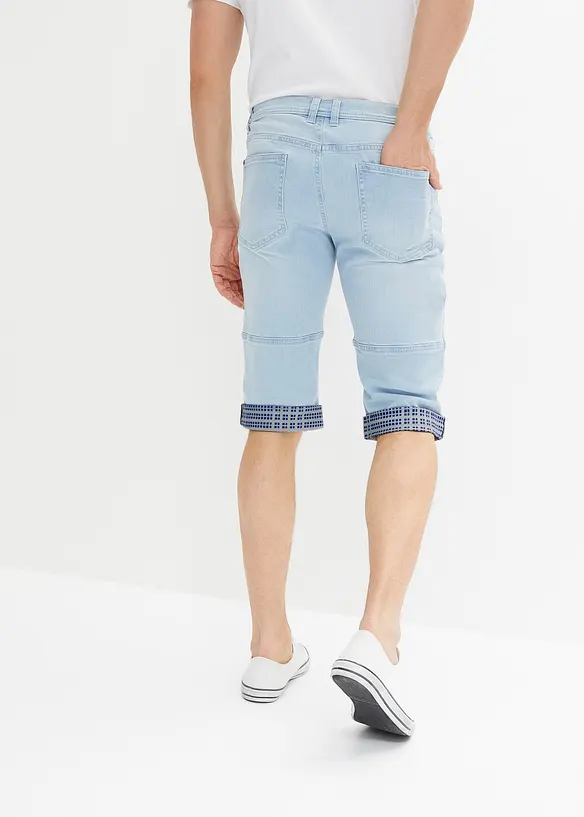 Lange jeans bermuda, regular fit, bonprix