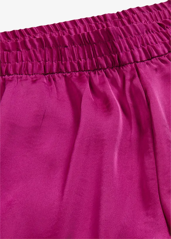 Soepelvallende broek met wijde pijpen, bonprix