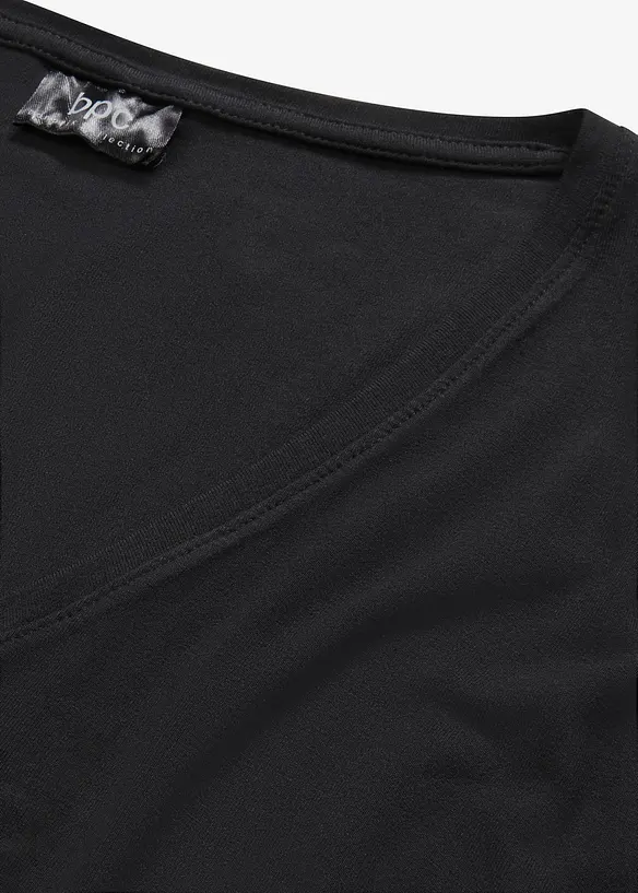 Longshirt in een fijne viscosemix, bonprix
