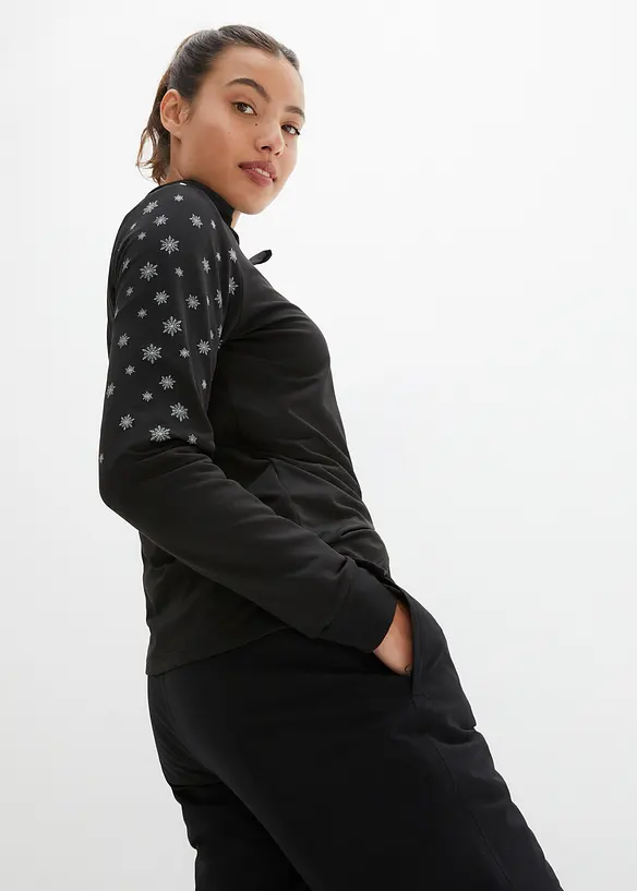 Thermoskibroek met fleece voering en comfortband, waterdicht, straight, bonprix