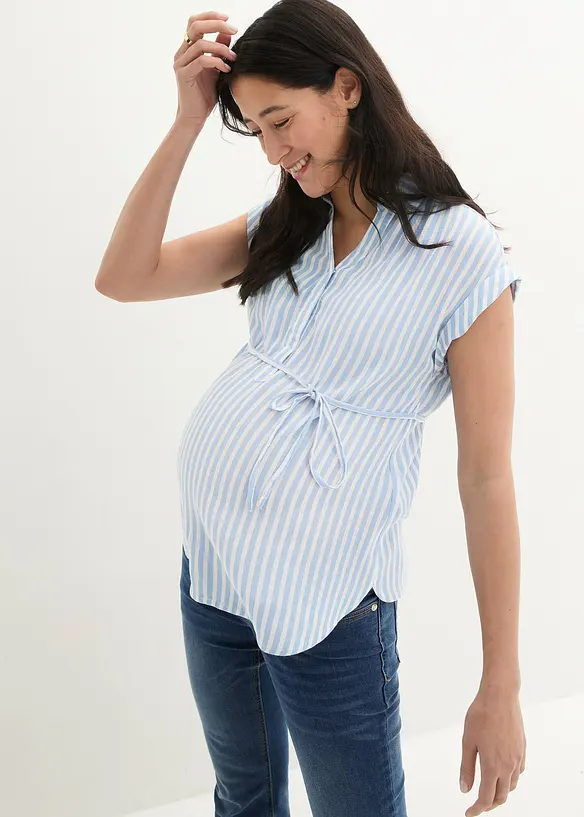 Zwangerschapsblouse / voedingsblouse van viscose, bonprix