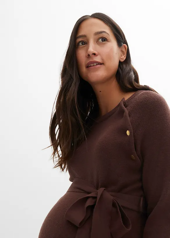 Gebreide zwangerschapsjurk/voedingsjurk, bonprix