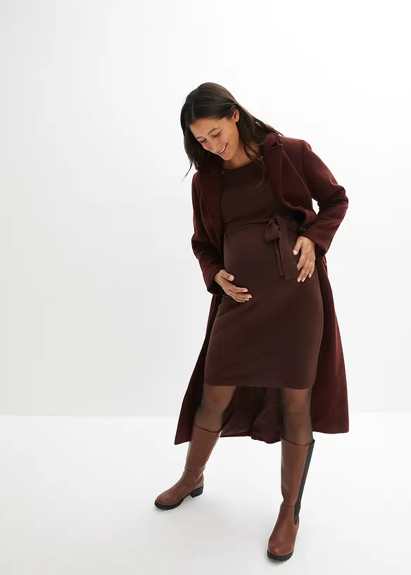 Gebreide zwangerschapsjurk/voedingsjurk, bonprix