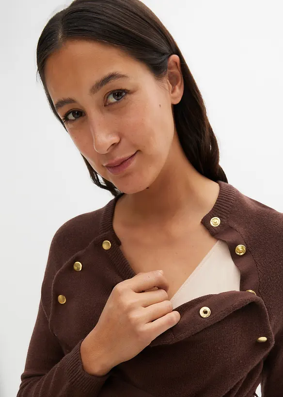 Gebreide zwangerschapsjurk/voedingsjurk, bonprix