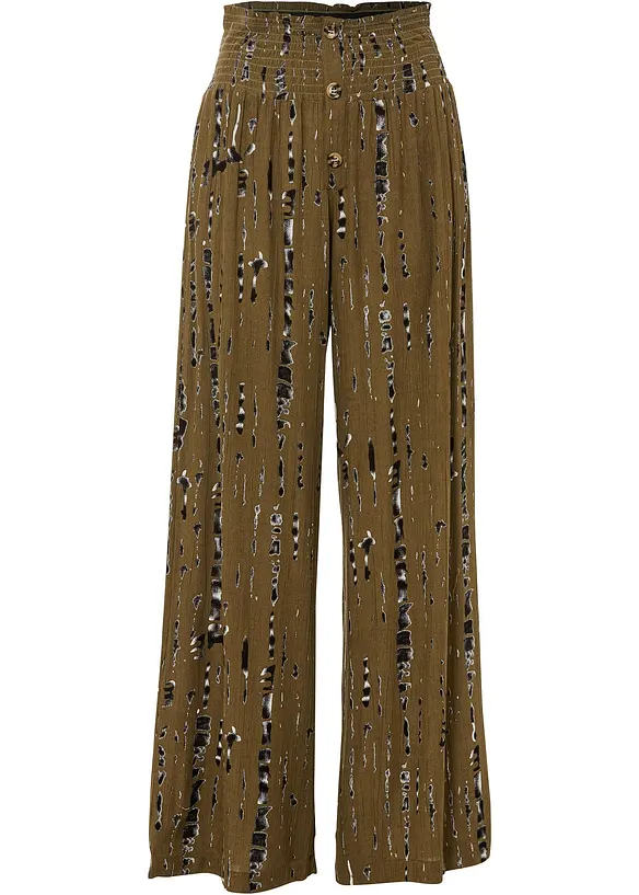 Palazzo broek van soepele viscose, bonprix