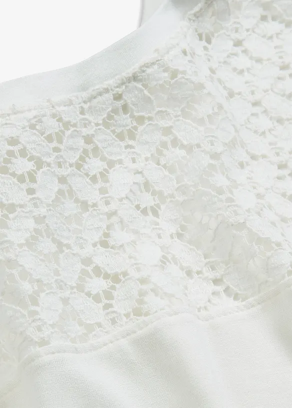 Shirt met kant, bonprix