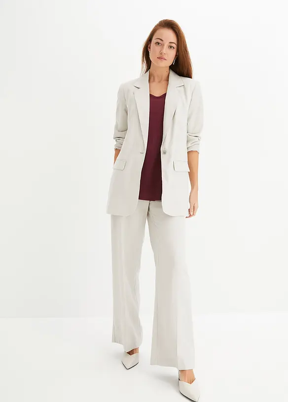 Shirt met ronde hals van zachte viscose, bonprix
