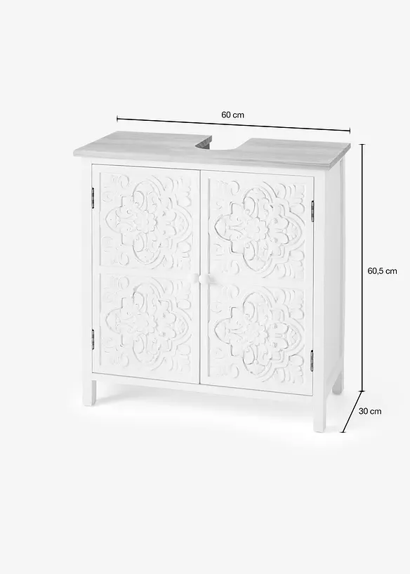Wastafelkast met ornament, bonprix