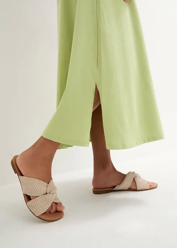 Maxi jersey jurk van biologisch katoe, bonprix