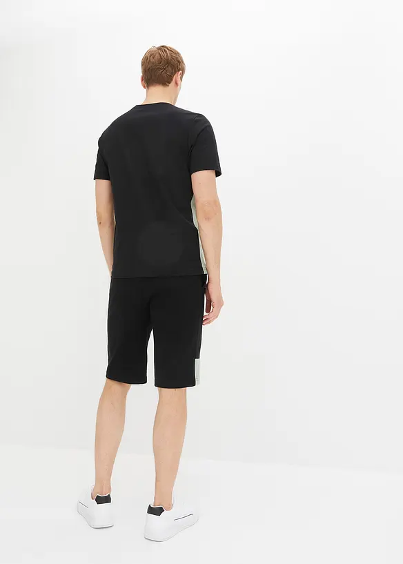 T-shirt en sweat bermuda (2-dlg. set), bonprix