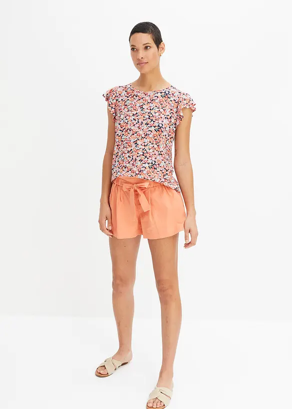Shirt met volantmouwen, bonprix