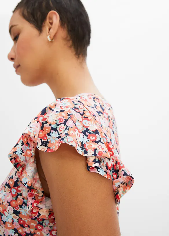 Shirt met volantmouwen, bonprix