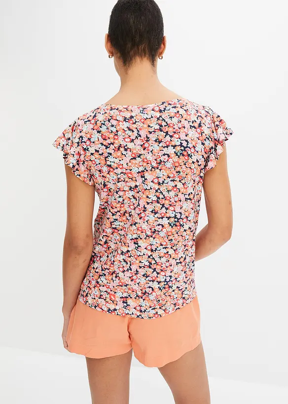 Shirt met volantmouwen, bonprix