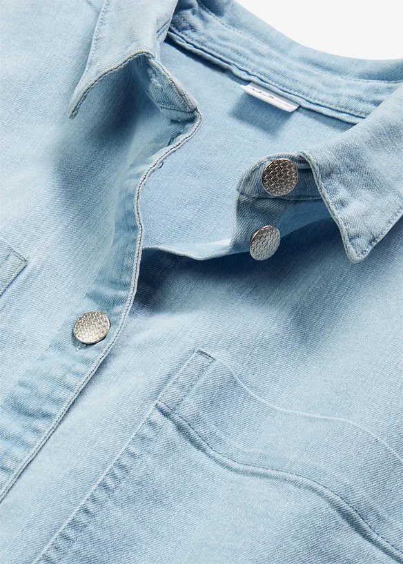 Boxy spijkerblouse, bonprix