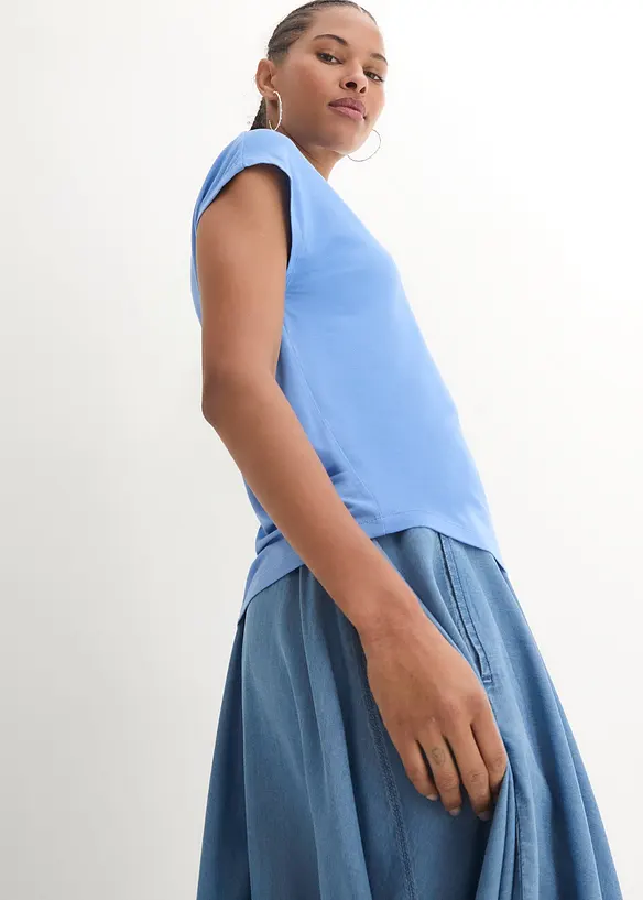 T-shirt van zachte viscose, bonprix