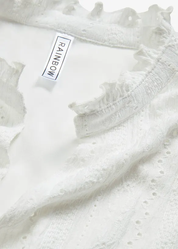 Shirtjurk met kant, bonprix