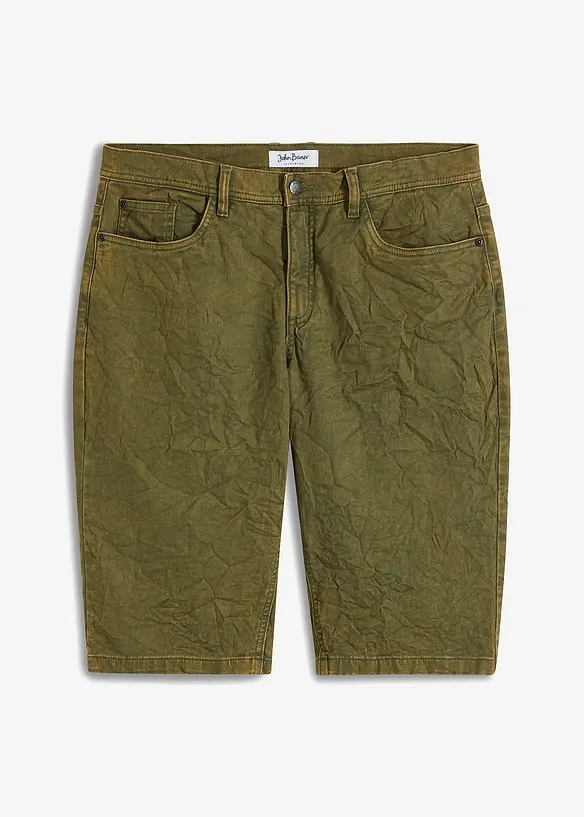 Lange stretch bermuda, loose fit, bonprix