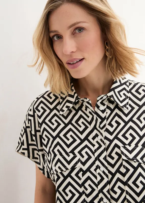 Blouse van soepele viscose, bonprix