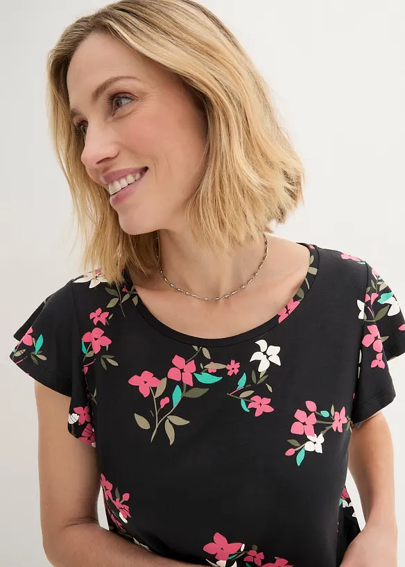 Shirt met volantmouwen, bonprix