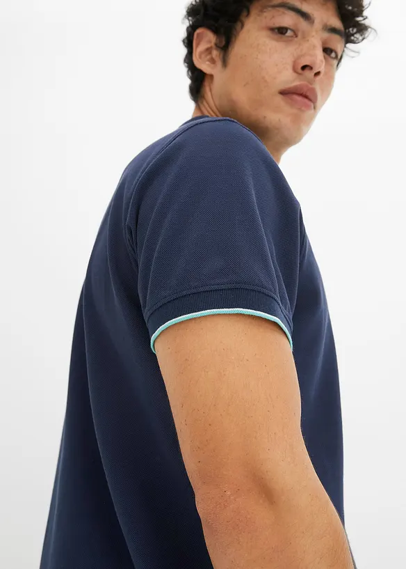 Piqué-poloshirt van biologisch katoen, bonprix