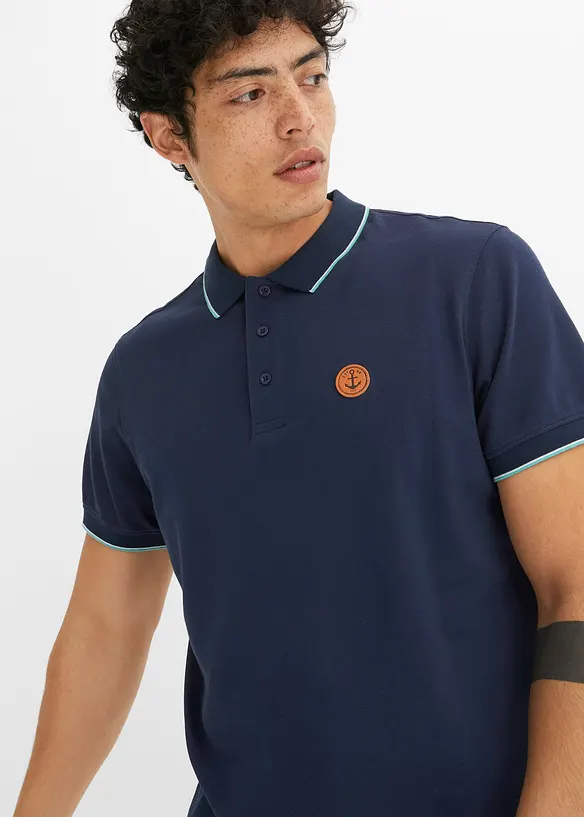 Piqué-poloshirt van biologisch katoen, bonprix