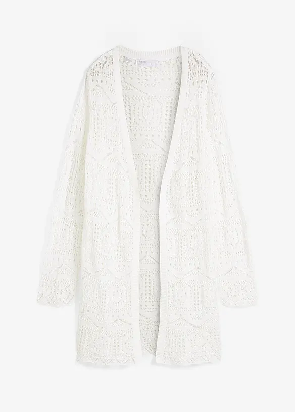 Lang vest van ajour, bonprix