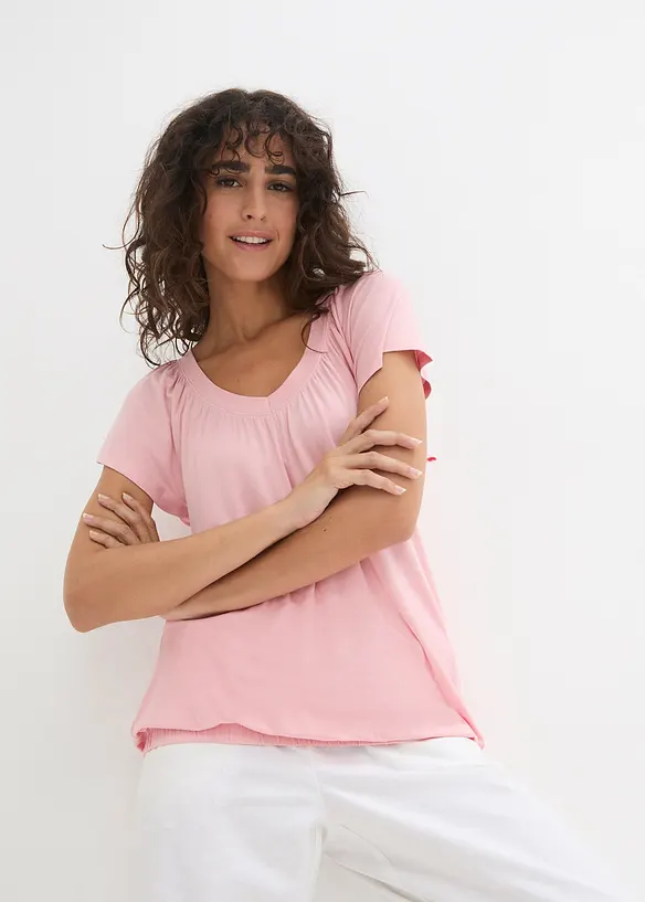 Shirt in een viscosemix, bonprix
