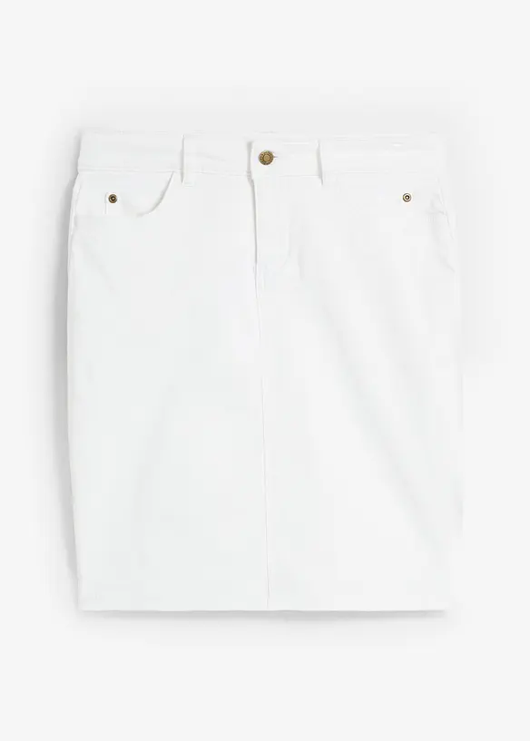 Stretch spijkerrok, bonprix