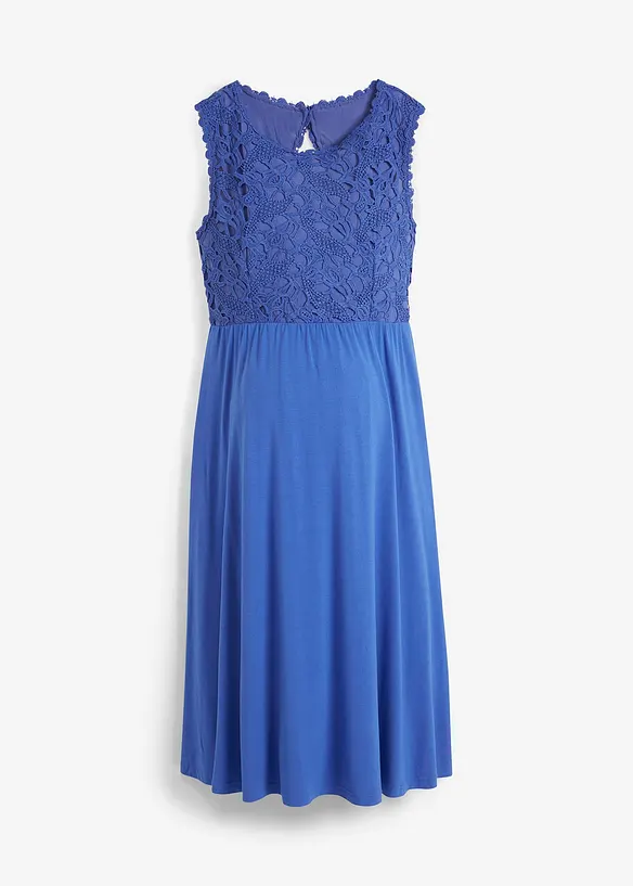 Jersey zwangerschapsjurk met kant, bonprix