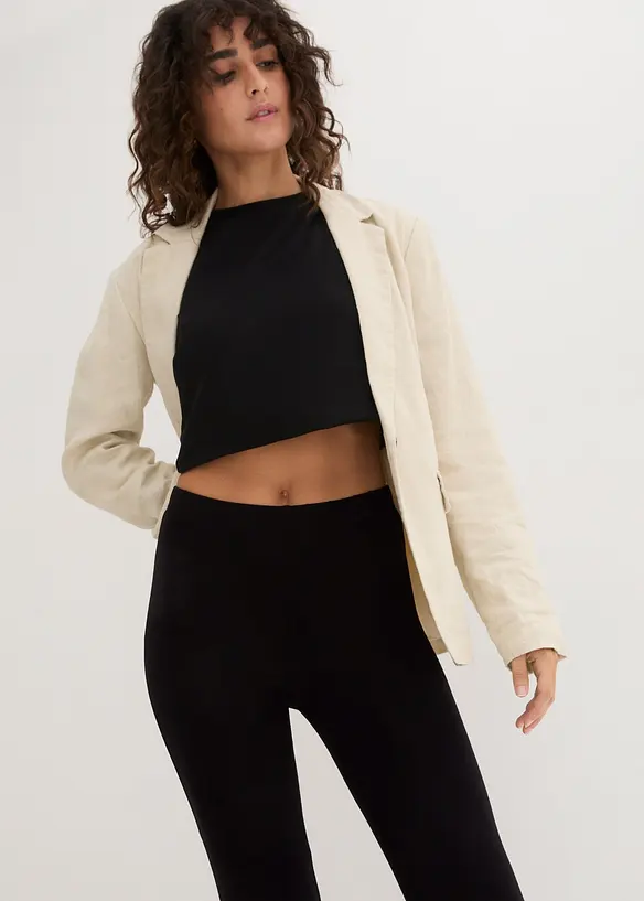 Legging met biologisch katoen (set van 2), bonprix