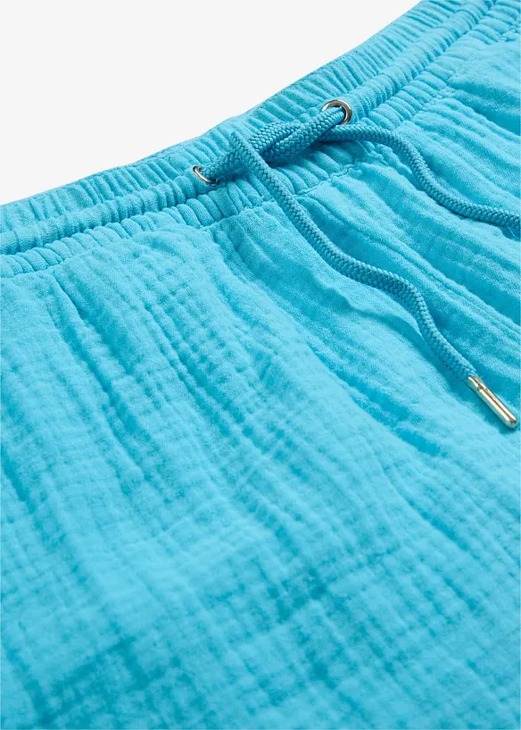 Mousseline short van katoen, bonprix