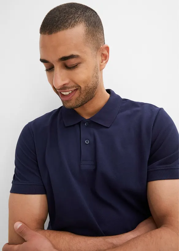 Piqué poloshirt van biologisch katoen, bonprix