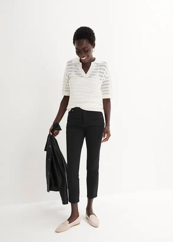 Stretch broek van katoen, bonprix