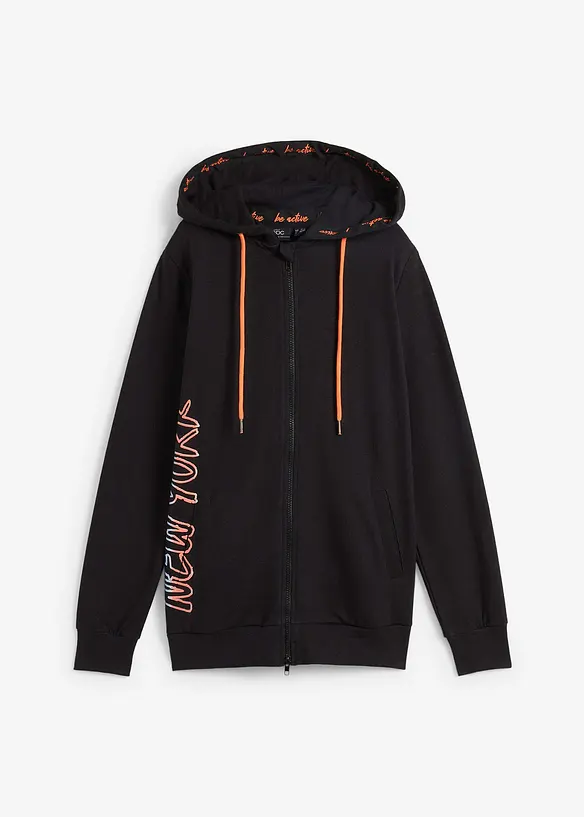 Sweatvest met capuchon, bonprix