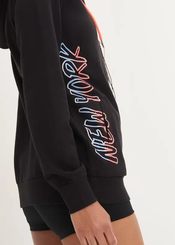 Sweatvest met capuchon, bonprix