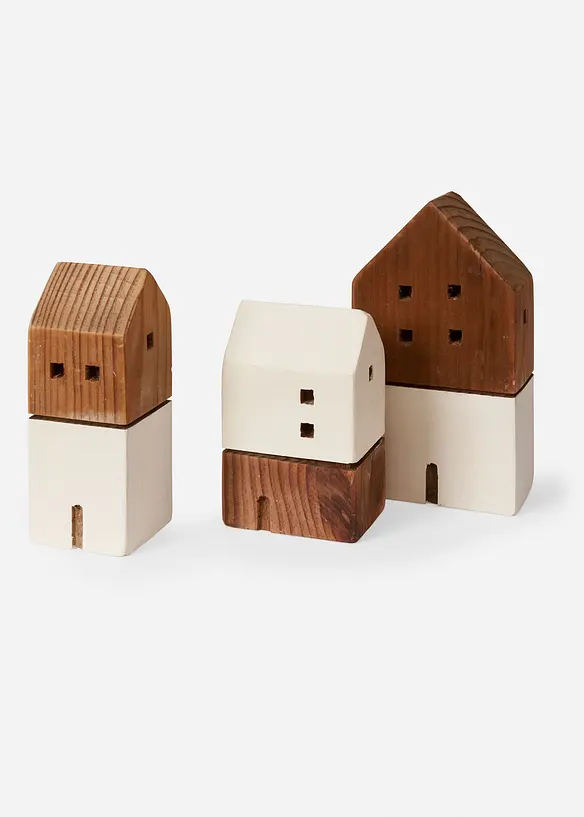 Ornament huizen (3-dlg. set), bpc living bonprix collection
