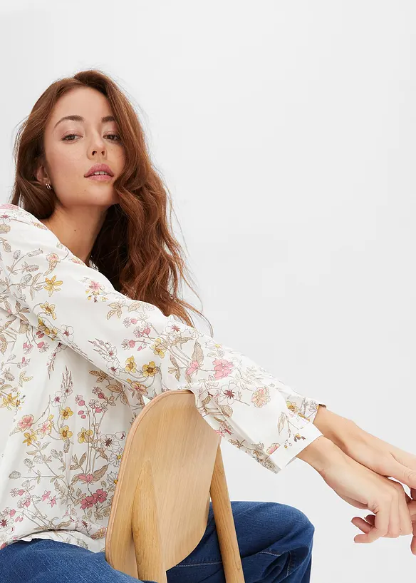 Blouse van viscose, bonprix