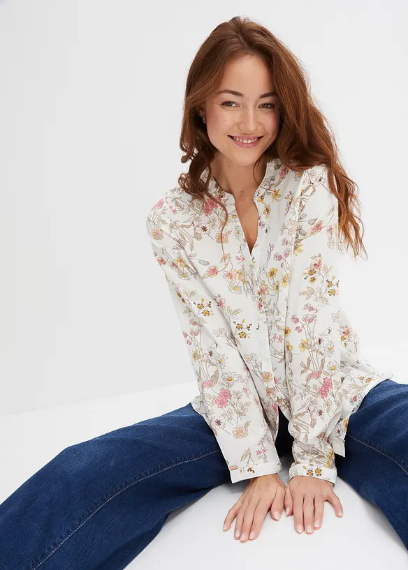 Blouse van viscose, bonprix