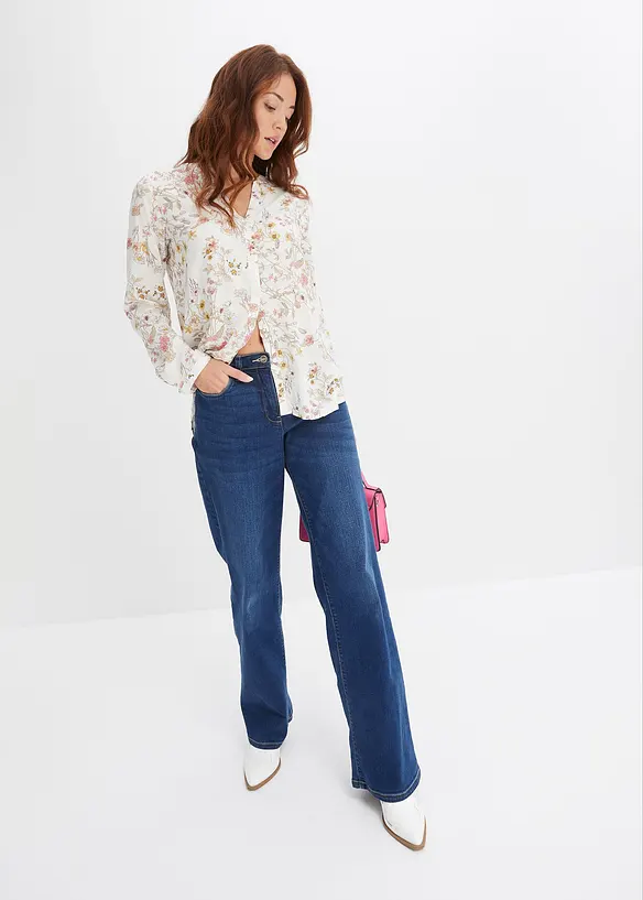 Blouse van viscose, bonprix