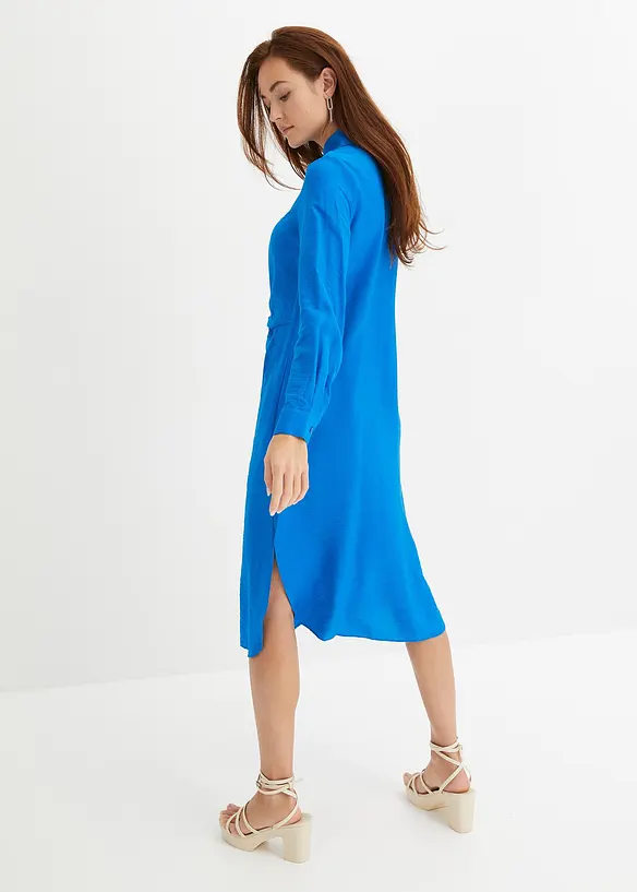 Midi jurk met knoopdetail, bonprix