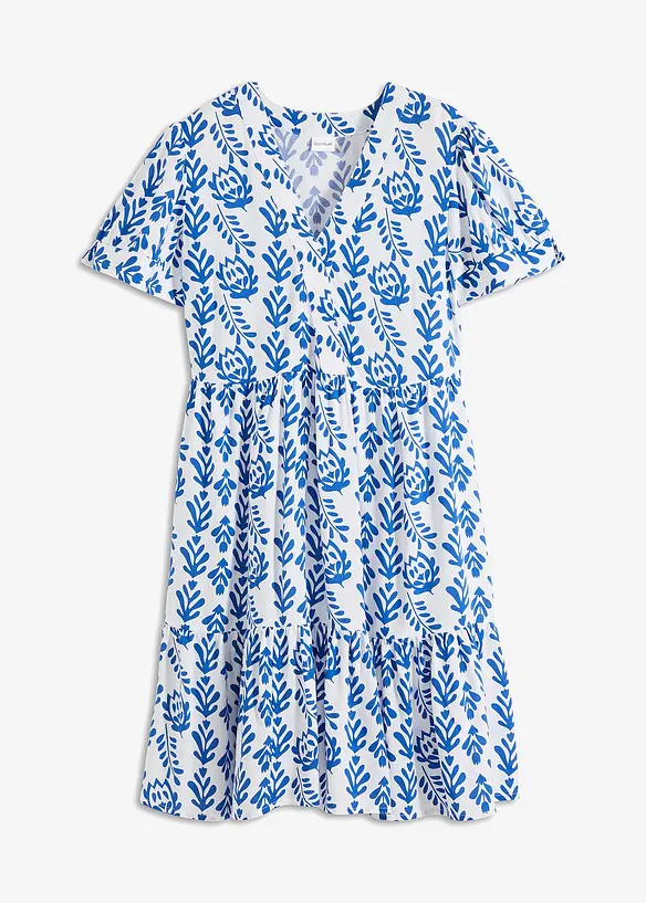 Gedessineerde tuniekjurk van viscose, bonprix