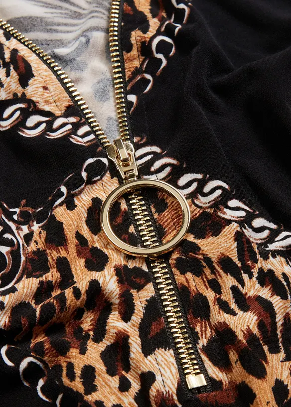 Maxi jurk met een diep decolleté, BODYFLIRT boutique
