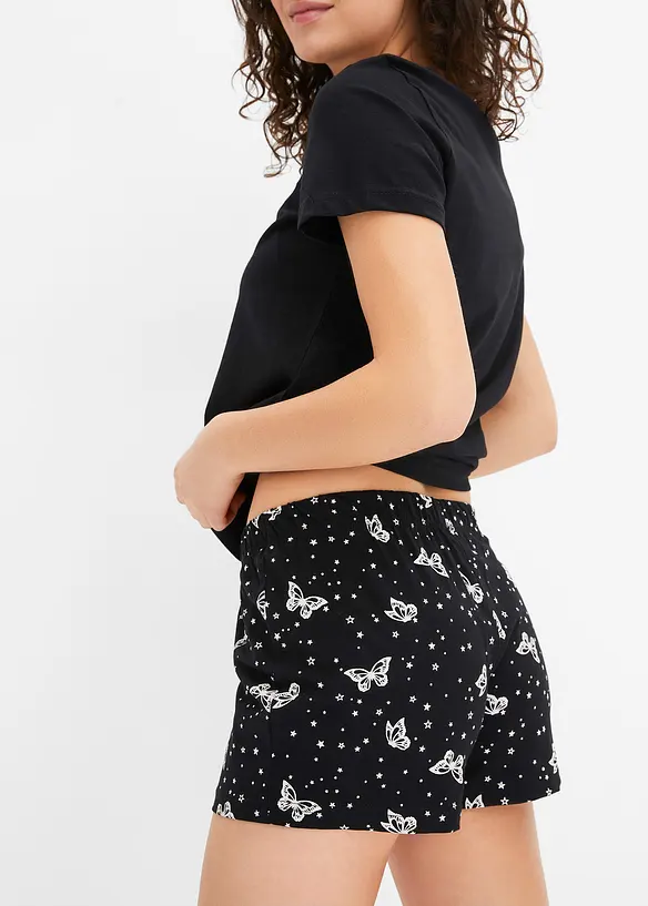 Shortama van katoen (2-dlg. set), bonprix
