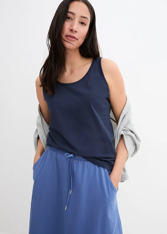 Jersey rok in een katoenmix, bonprix
